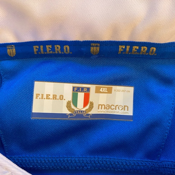 Macron Italy 🇮🇹 jersey XXXXL Italia - Picture 5 of 8